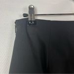 Mango  Black High Rise Side Zip Straight Leg Dress Trouser Pants 4 Photo 3