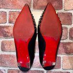 Christian Louboutin Pre-Owned Bareta Black Flats Pointed Toe Studs Size 37.5 Photo 6