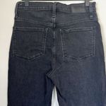 Madewell Classic Straight Jeans in Lunar Wash (Black) - Size: 26 Photo 6