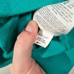 Nike Short Sleeve Zip Up Hoodie in Teal with White Details Size Medium Photo 6