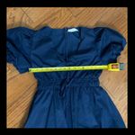 Cheeky Bliss In The Beginning Navy puff dress - Size Medium Photo 6