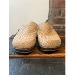 Women’s Bass Boho Woven Leather Mules 8 Beige Photo 2