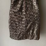 MINKPINK  sz S gold sequin party mini‎ dress Photo 9
