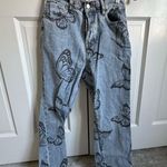 PacSun  eco butterfly high waisted straight leg jeans size 25 Photo 2