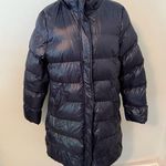 Marc New York  Andrew Marc Long Navy Puffer Jacket Size Large Photo 0