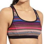 Athleta  Multicolor Striped Fully Focused Sports Bra Photo 0