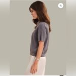 525 America NWT  WREN: COTTON QUARTER-ZIP POLO PULLOVER heather grey size L Photo 1