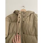 Madewell Holland Quilted Puffer Parka in Ash Green Size Small Photo 4