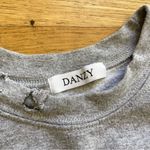Danzy Design Studio Distressed Cropped Sweatshirt in Gray Photo 3