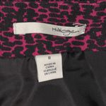 Halogen Womens Pencil Skirt Magenta Black Printed Knee Length Back Slit Zipper 8 Photo 5