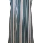 Unknown Brand Women's‎ Green White Striped Spaghetti Strap Cover Up Size M Size M Photo 0