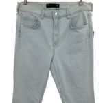 Veronica Beard Jeans Carly HIgh Rise Kick Flare Jeans Aspen Light Wash Size 15 Photo 4
