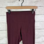 Lululemon  Burgundy High-Waisted Leggings Size 6 Photo 1