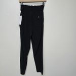Athleta  Skyline Pant II‎ Stretch Paperbag Pants Women's Size 6P Black Belt Photo 3