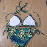 OP B43 Women 2Pc Swimsuit Bikini Animal Print Padded Size Top-Large Botto-Medium Photo 7