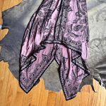 Forever New  Black And Mauve Silk Midi Dress Photo 2