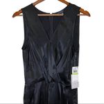 1. State  Silk Like Floral Jumpsuit in Black Size 4 NWT Photo 3