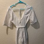 Miami White Lacy Romper Photo 1