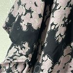 Caslon  100% Silk Black Lace Trim Pink Floral Top Size 2X Plus Photo 2