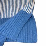 Arula by Altar’d State Blue & White Ribbed Sloane Relaxed Fit Sweater size 0X Photo 3