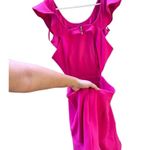 Barbie Pink Ruffle Backless Dress // Size Large Photo 6