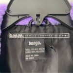 Bongo Y2K Black Purple Studded Faux Leather Fur Women's Jacket size medium Photo 6