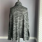 Primark gray marled heather cowl neck batwing sleeve boxy sweater top Size M Photo 4