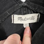 Madewell  Overalls Straight Leg in Black Stretch Denim Sz XL Photo 5