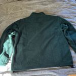 Women's Forest Green Fleece Zip Photo 3