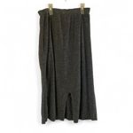 Karen Lessly Women's L Gray Acrylic Knit Elastic Waist Sweater Pencil Midi Skirt Size L Photo 2