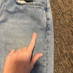 Free People We the free high waisted Distressed Light Blue Jeans size 30 Y2K baggy Photo 2