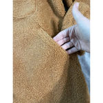 Marine layer NWT  Eden Sherpa Overshirt Cashew Size Large Cozy Warm Neutral Photo 6