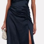A.L.C. Ruched Satin Midi Dress  Photo 3