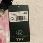 Laura Ashley NWT  Pajama Dress Top Black Floral Size M Buttery Soft Photo 7