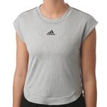 Adidas  New York Grey Black Womens Tennis Shirt Climacool Photo 6