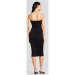 NWT Ser.o.ya Martha Strapless Midi Dress Black Sz XS $295 Photo 3
