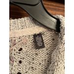 Anthropologie Knitted & Knotted
Woven Pointelle Zip Up
Cardigan Sweater Small Photo 2