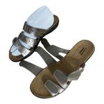 Clarks Women Leisa Cacti Sandal Size 8 W Bronze Slide Adjustable Shoe Strappy Photo 7