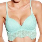 Victoria's Secret  PINK Mint Lace Push-up Lace Bralette Photo 0