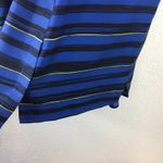 Jason Wu Miss Wu by  silk blue black striped blouse Photo 5