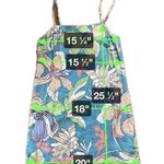 Skylar + Madison  Amy Blue Floral Print Spaghetti Strap Dress Women’s Size S Photo 4