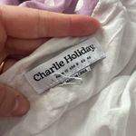 Charlie Holiday NEW  Isabella Maxi Dress Lilac Polka Dot Cotton Sz 8 Photo 3