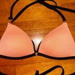 PINK - Victoria's Secret VS PINK Push up Orange and Black Bikini Top Photo 1