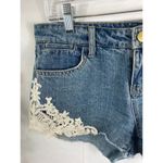 Harper  lace detail jean shorts Photo 2
