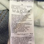 Old Navy Women's Blue Solid High Rise Boyfriend Denim Jeans Mini Shorts Size 14 Photo 3