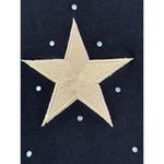 Quacker Factory Womens Star Embellished Top and Skirt Set Size M Black Nautical Size M Photo 1