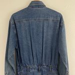 Styles To Go Vintage 90s Blue Denim Western Cowgirl Snap Button Long Sleeve Jean Maxi Dress Photo 12