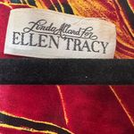 Ellen Tracy  100% Silk Vintage Tropical button down V neck blouse size 4 Photo 4