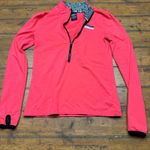 PINK - Victoria's Secret WOMENS VICTORIAS‎ SECRET 'PINK' PINK QUARTER ZIP PULLOVER ACTIVE JACKET TOP SM Photo 0