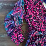 NWT Ohema Ohene Karen Exaggerated Sleeve Shirt Dress Banana Tree Photo 8